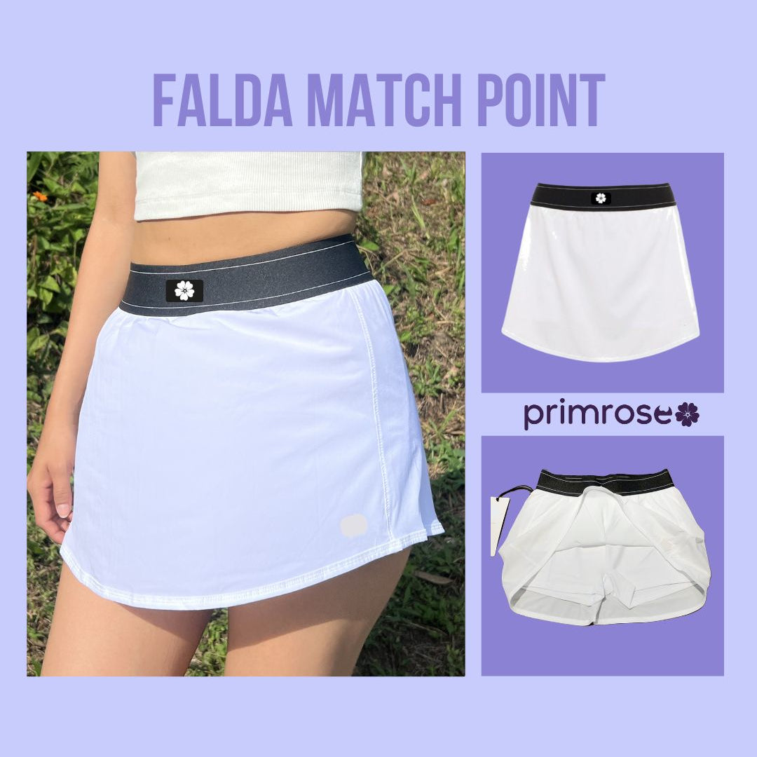 Falda Match Point Tennis (Blanca)