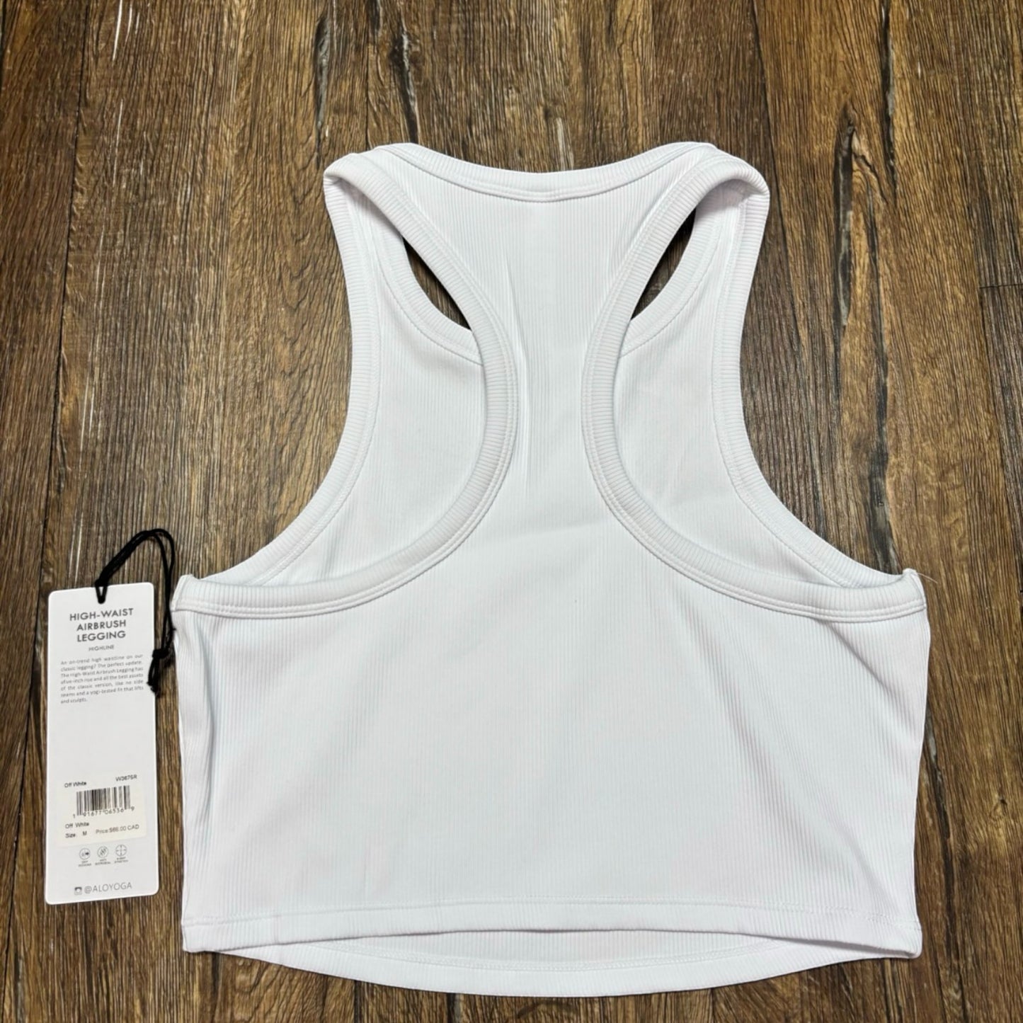 Alo Top sin mangas Aspire (Blanco)