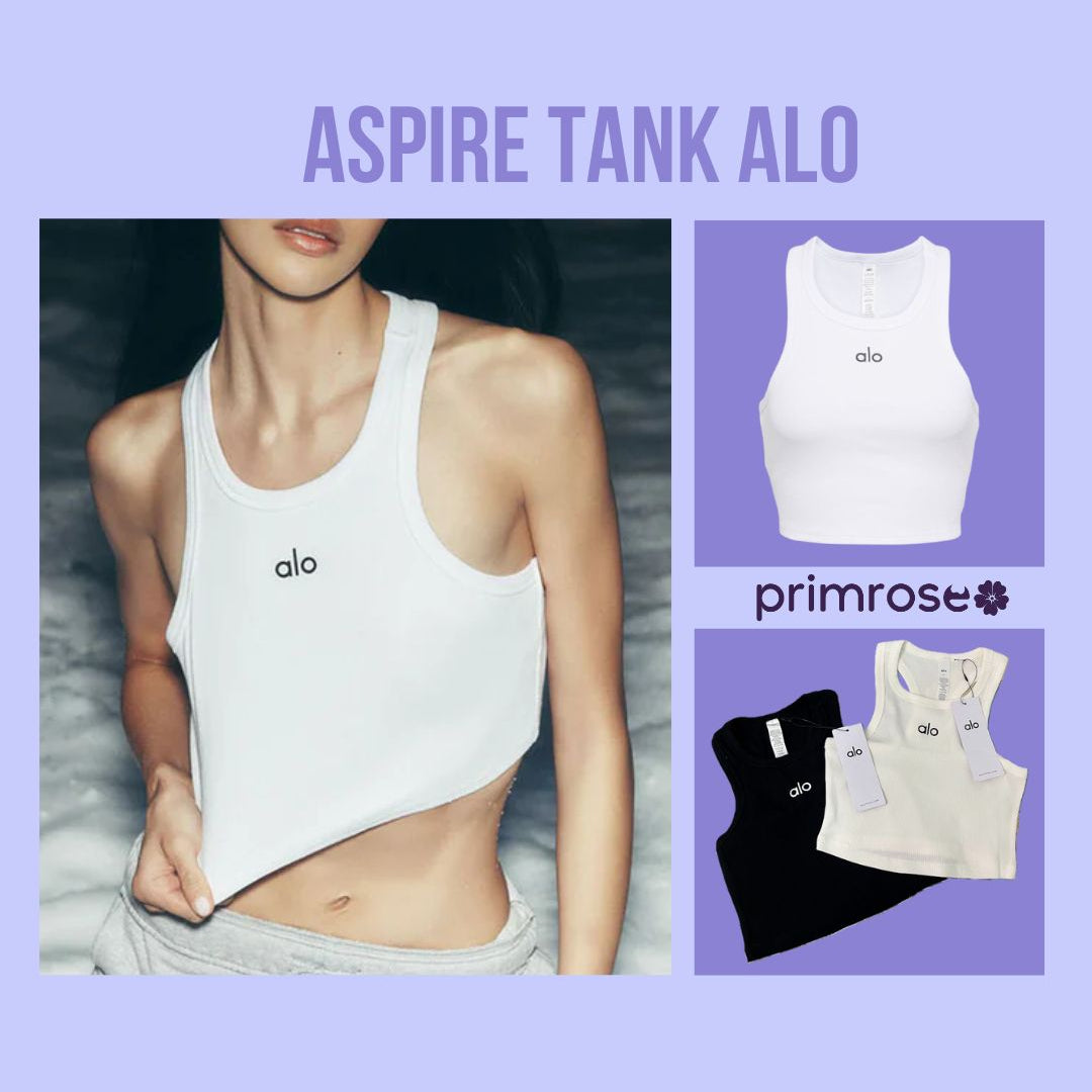 Tank Top Sin Mangas Aspire (Blanco)