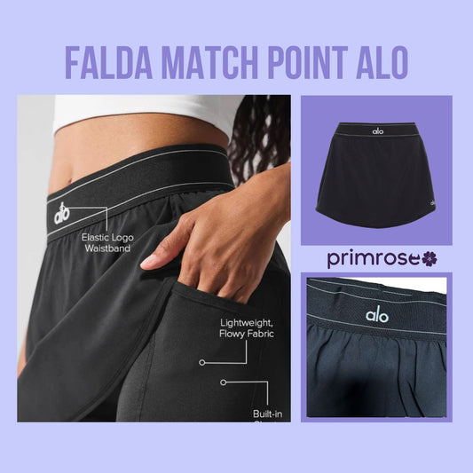 Falda Match Point Tennis (Negro).