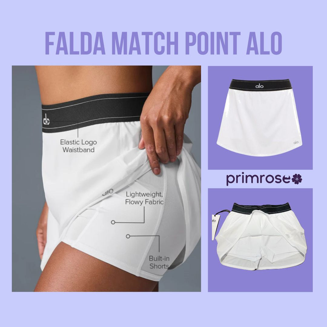 Falda Match Point Tennis (Blanca)