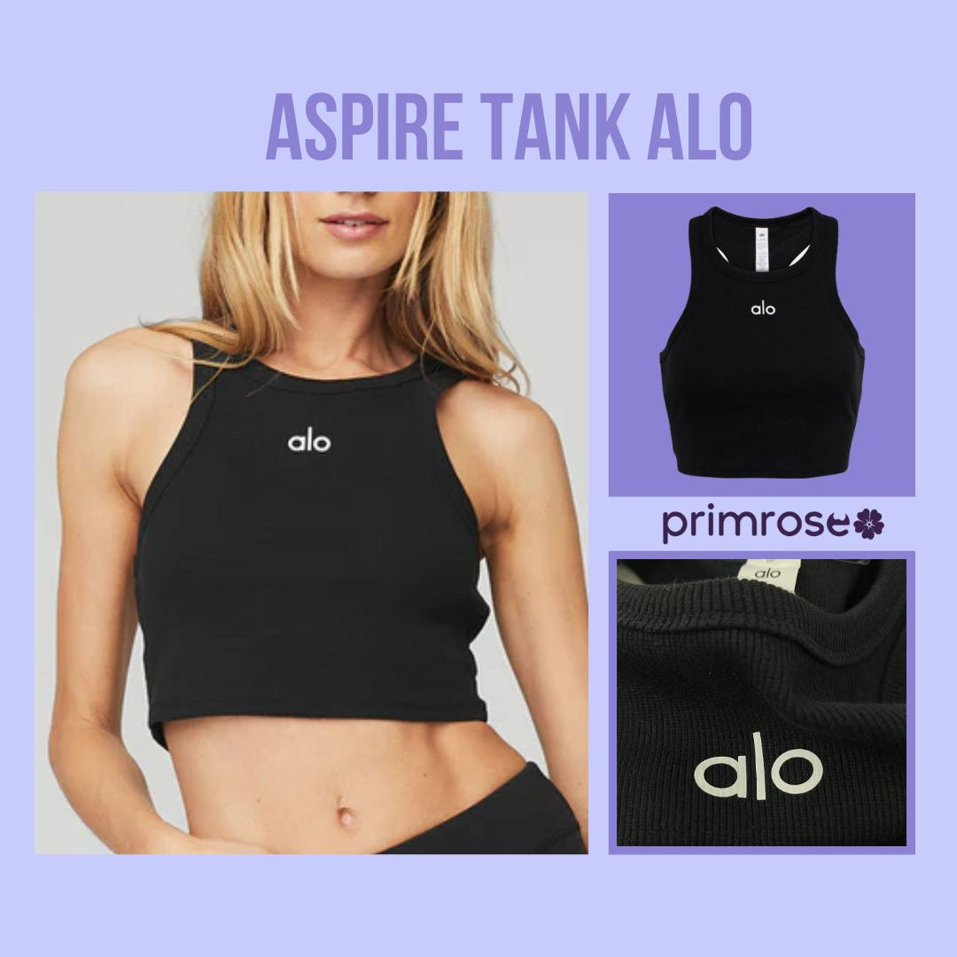 Tank Top Sin Mangas Aspire (Negro)
