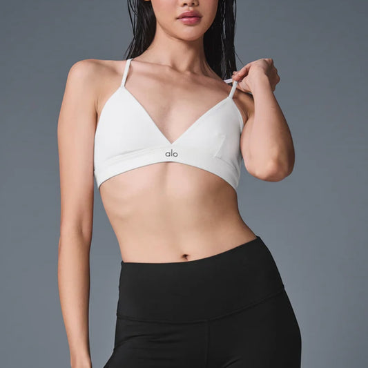 Alo Bra Splendor (White)