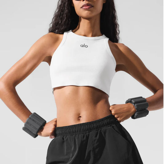 Alo Top sin mangas Aspire (Blanco)