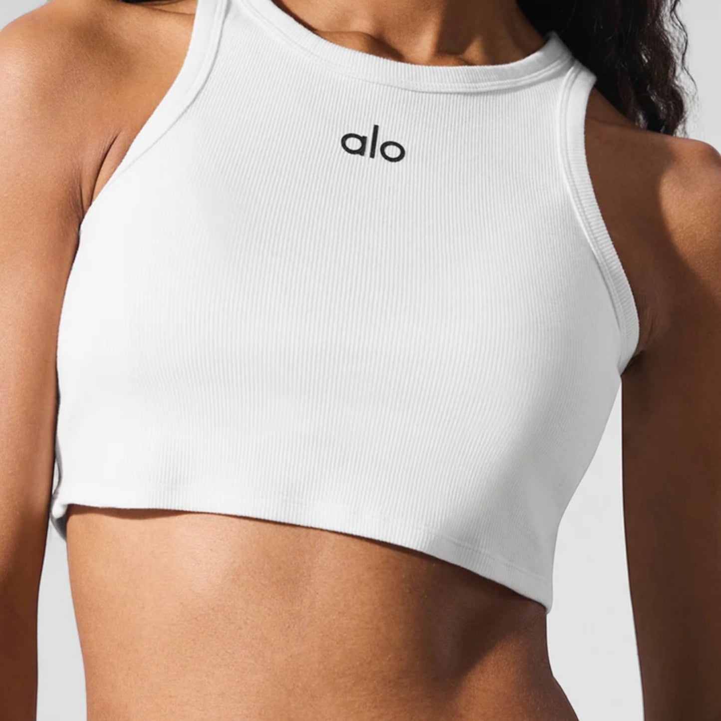 Alo Top sin mangas Aspire (Blanco)