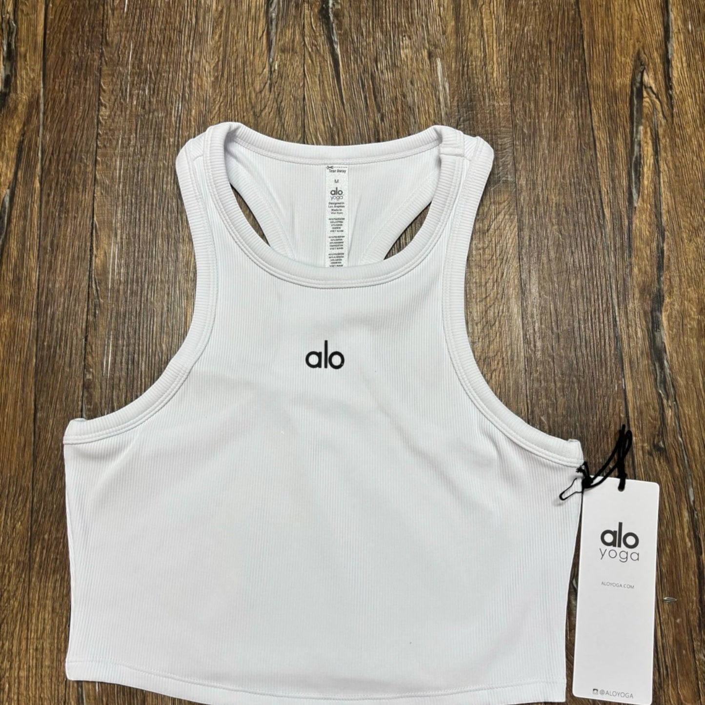 Alo Top sin mangas Aspire (Blanco)